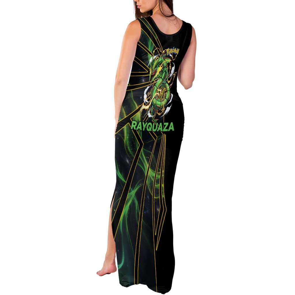 Rayquaza Poké Tank Maxi Dress Cosmic Dragon Comic Style