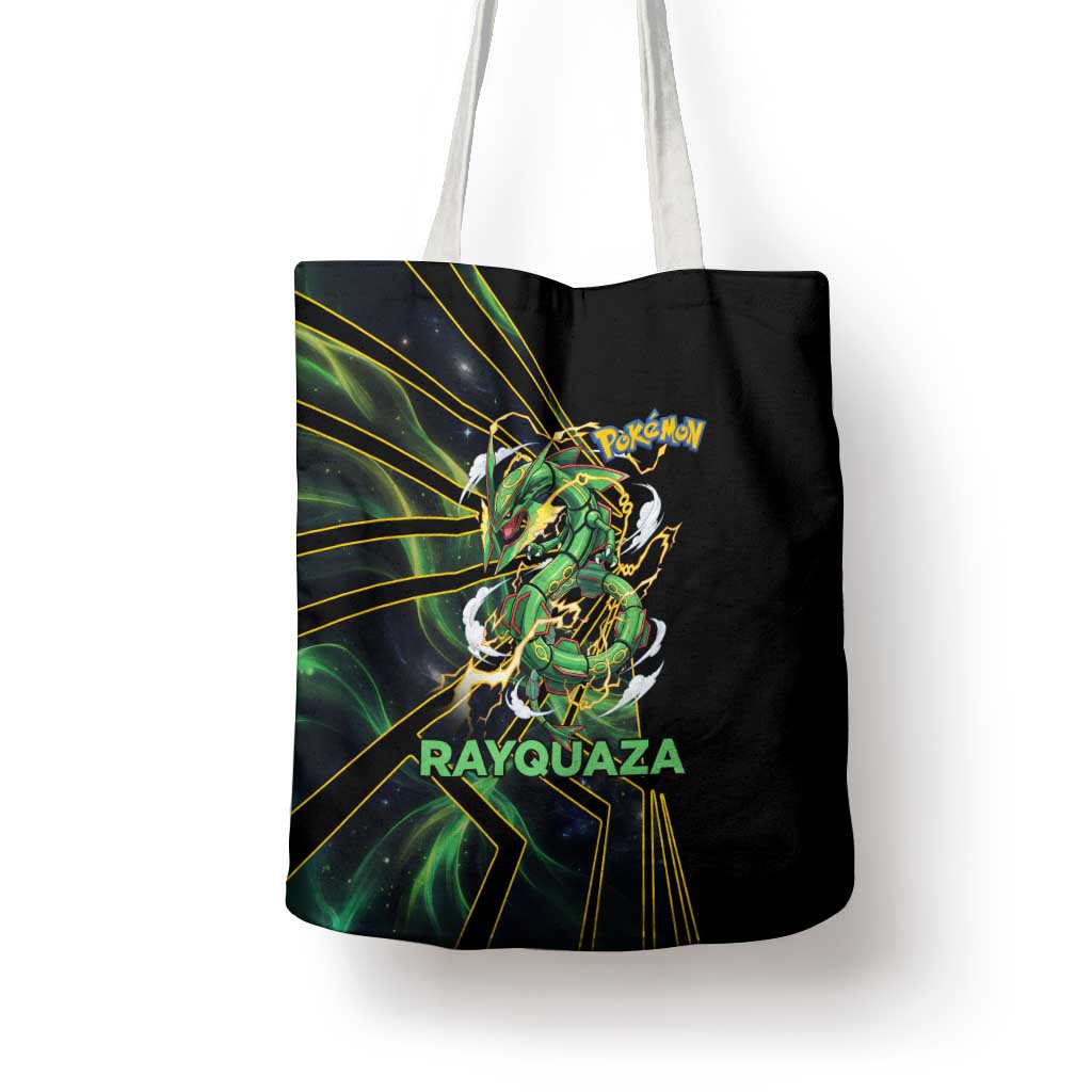 Rayquaza Poké Tote Bag Cosmic Dragon Comic Style