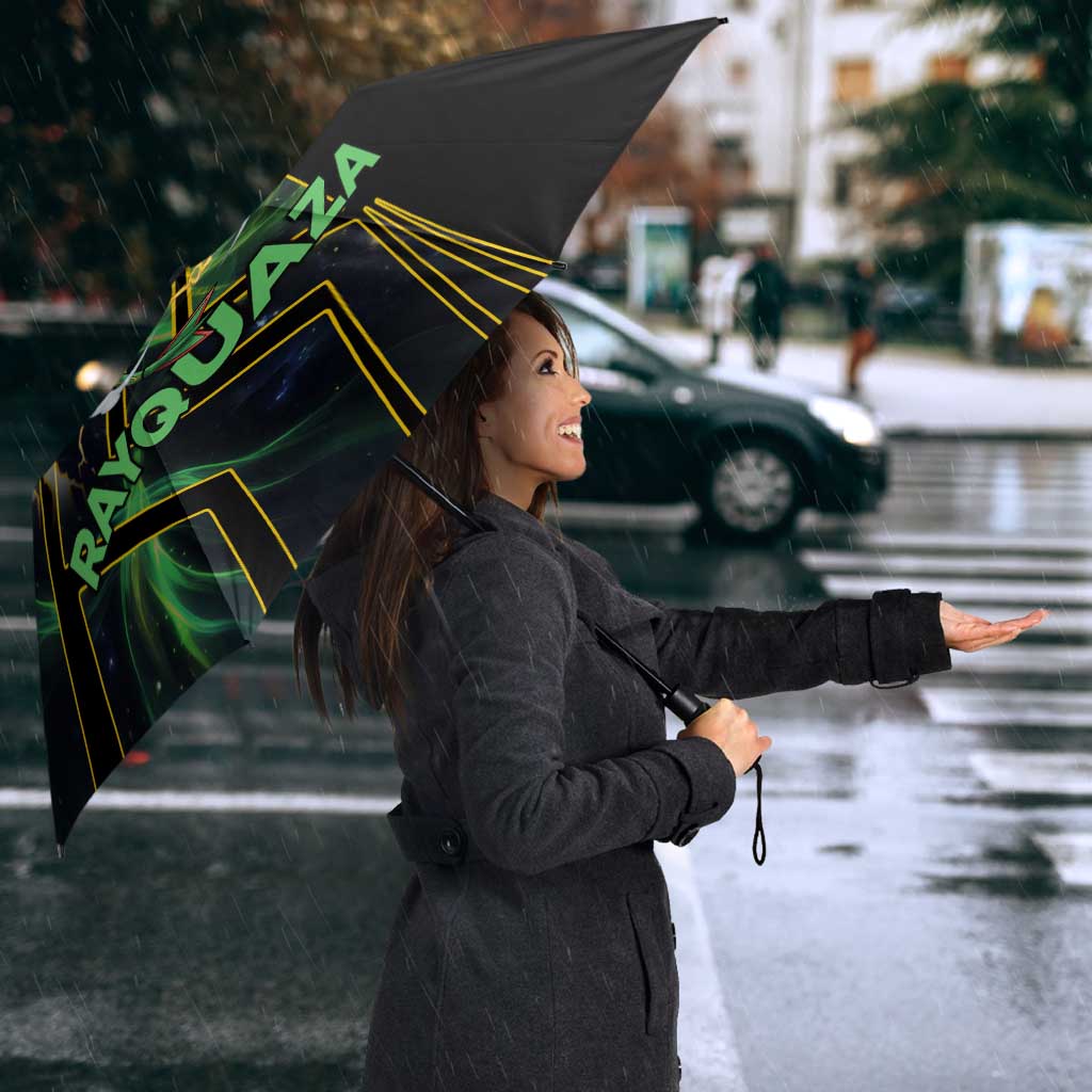 Rayquaza Poké Umbrella Cosmic Dragon Comic Style