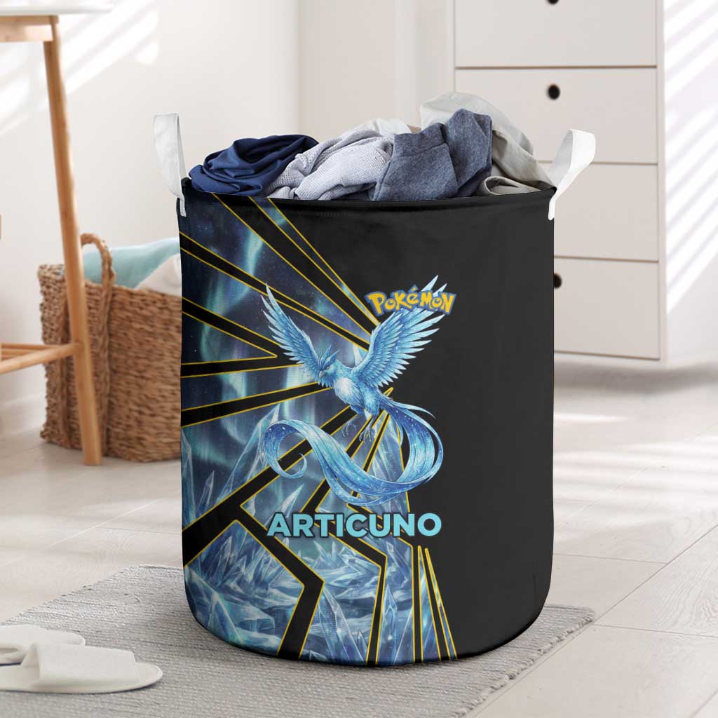 Articuno Poké Laundry Basket Frost Crystal Comic Style