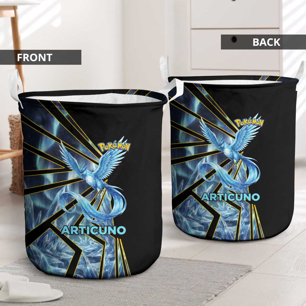 Articuno Poké Laundry Basket Frost Crystal Comic Style