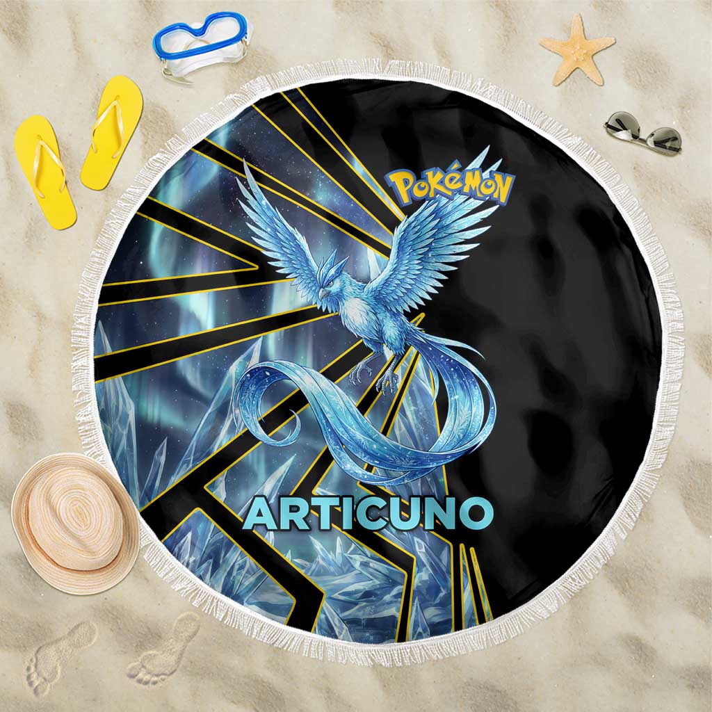 Articuno Poké Beach Blanket Frost Crystal Comic Style