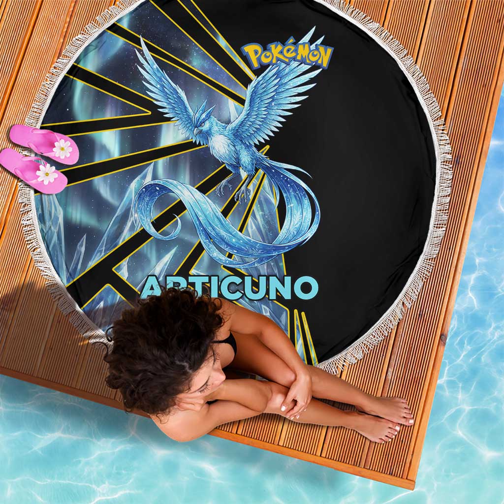 Articuno Poké Beach Blanket Frost Crystal Comic Style
