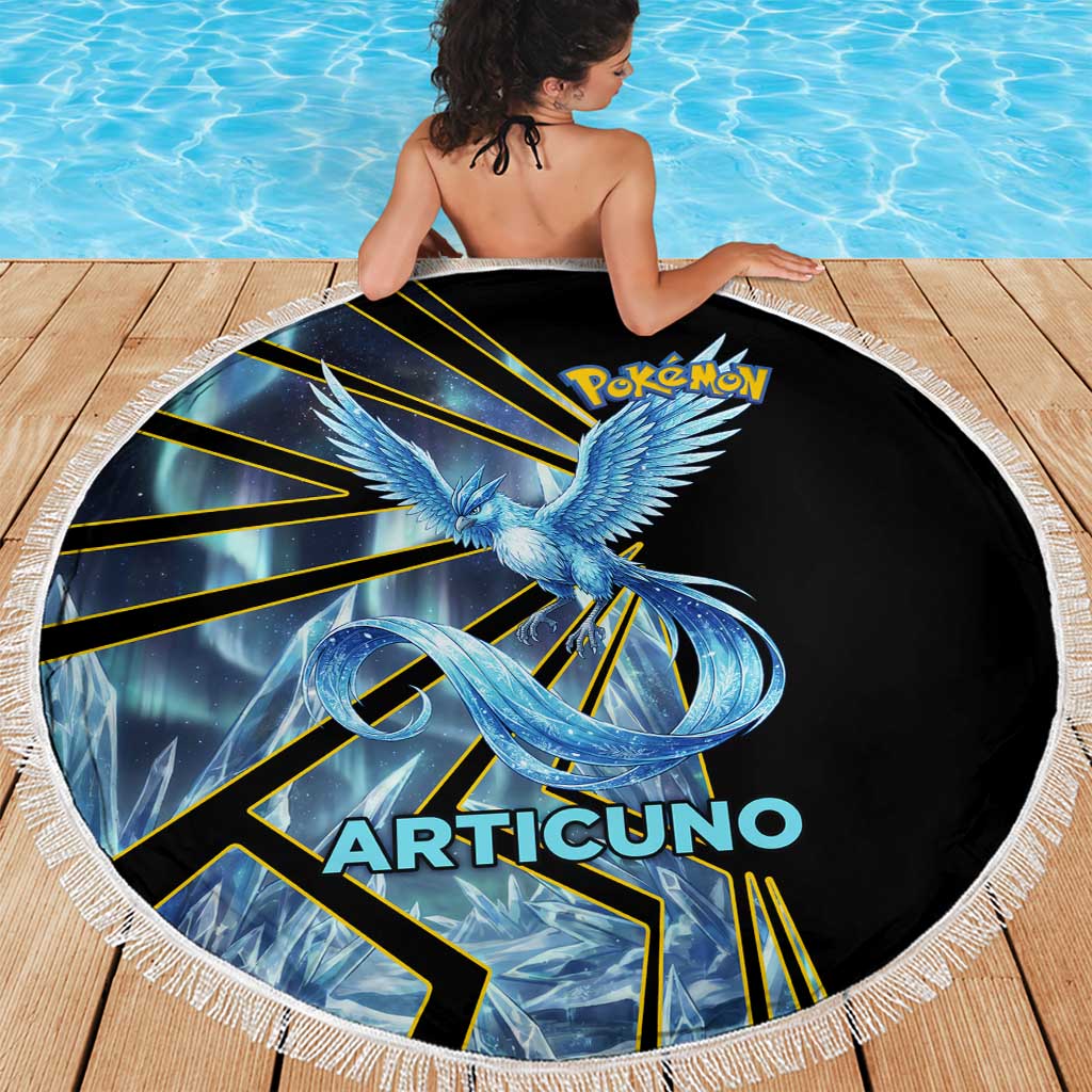 Articuno Poké Beach Blanket Frost Crystal Comic Style