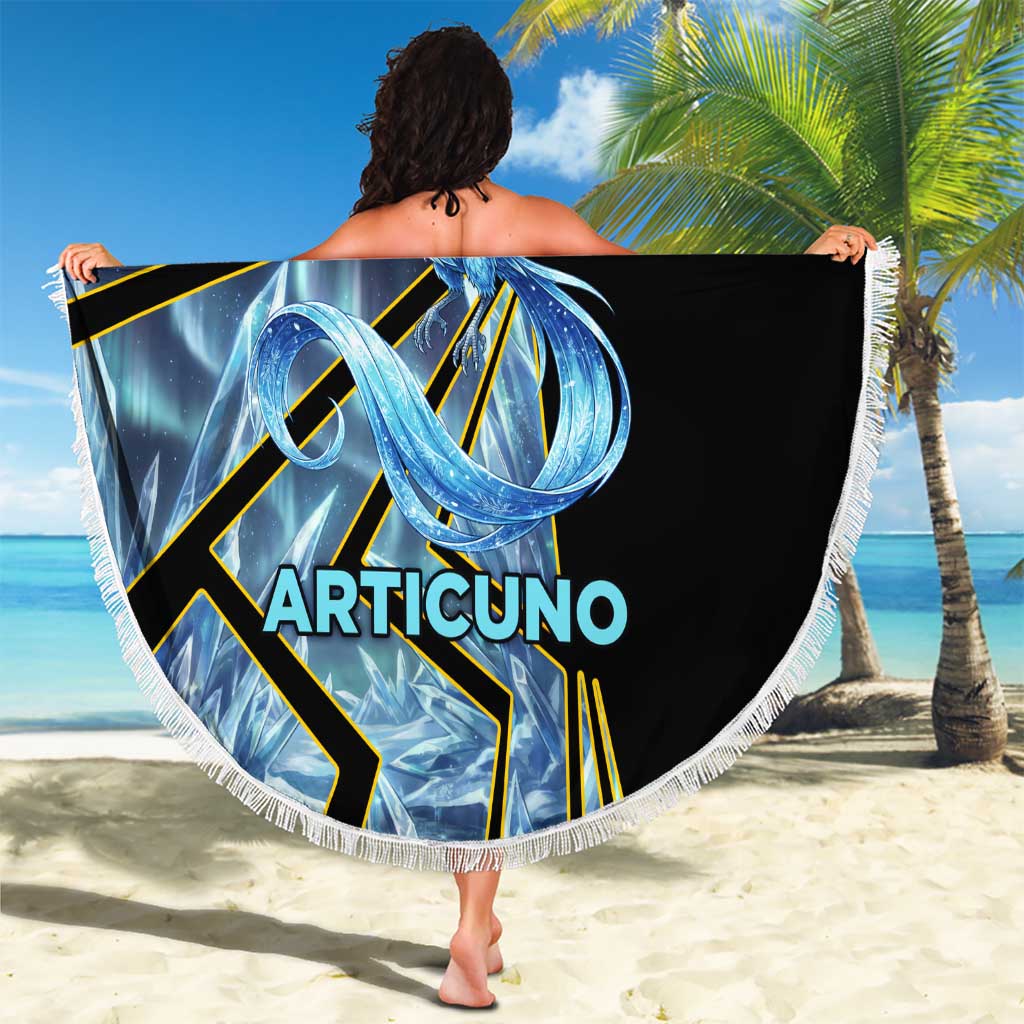 Articuno Poké Beach Blanket Frost Crystal Comic Style