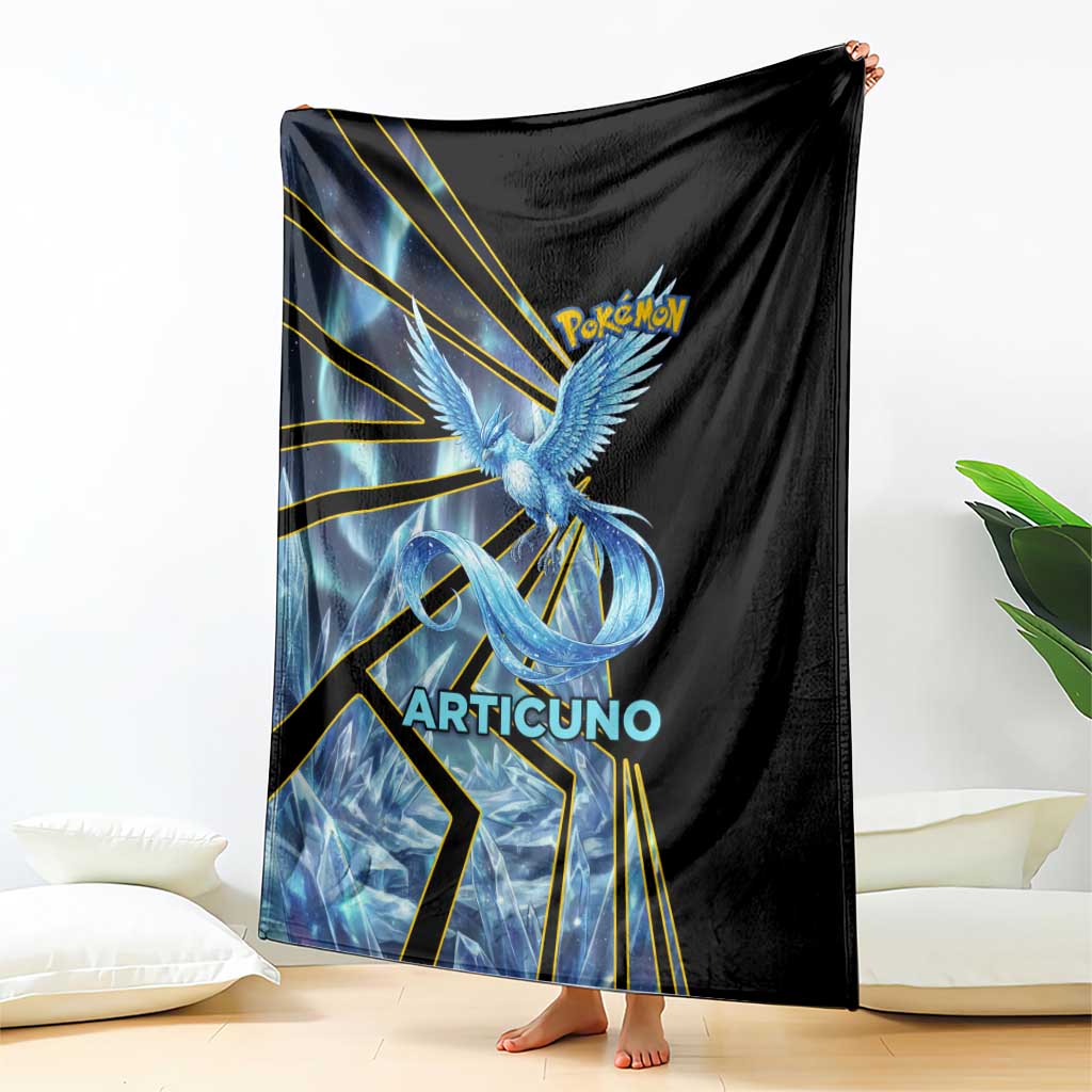 Articuno Poké Blanket Frost Crystal Comic Style