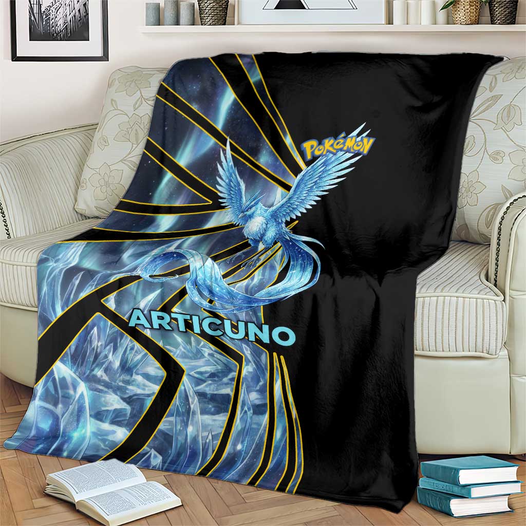 Articuno Poké Blanket Frost Crystal Comic Style