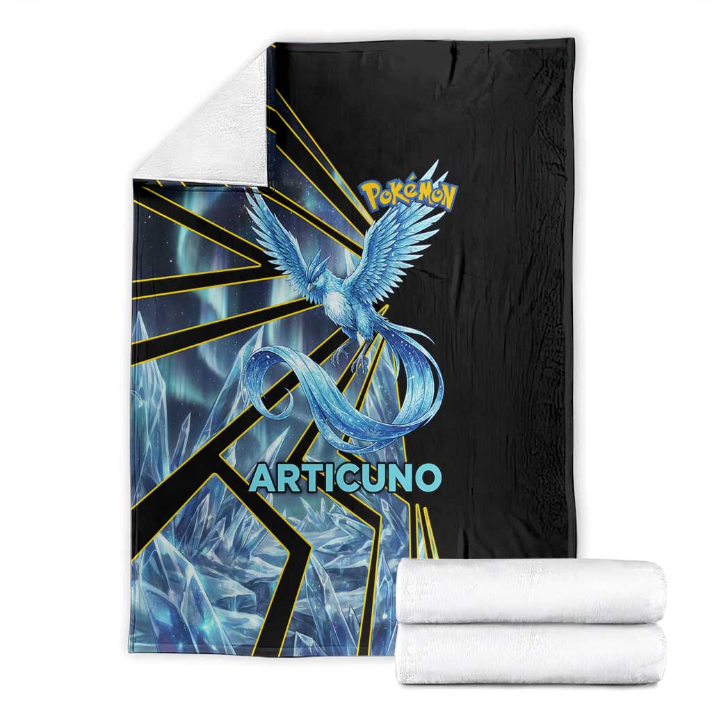 Articuno Poké Blanket Frost Crystal Comic Style