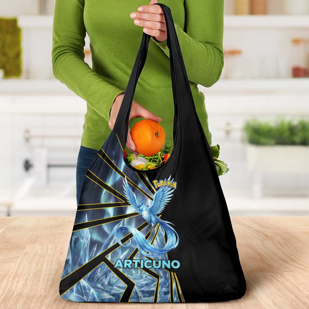 Articuno Poké Grocery Bag Frost Crystal Comic Style