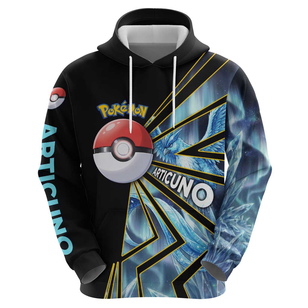 Articuno Poké Hoodie Frost Crystal Comic Style