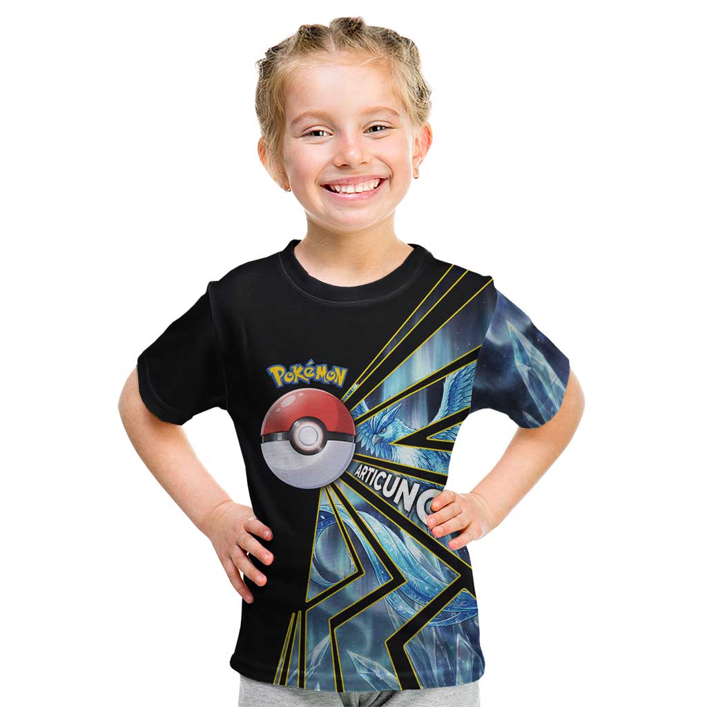 Articuno Poké Kid T Shirt Frost Crystal Comic Style