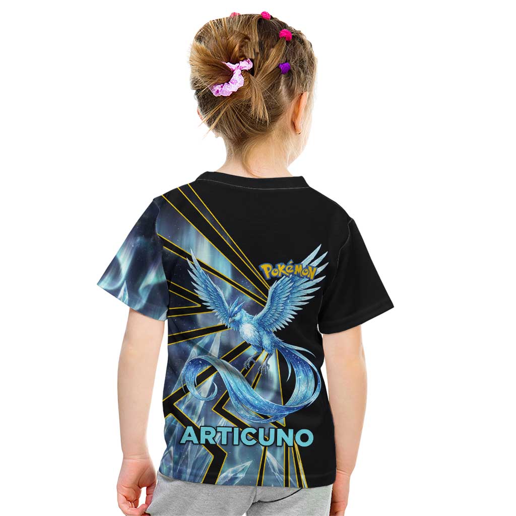 Articuno Poké Kid T Shirt Frost Crystal Comic Style