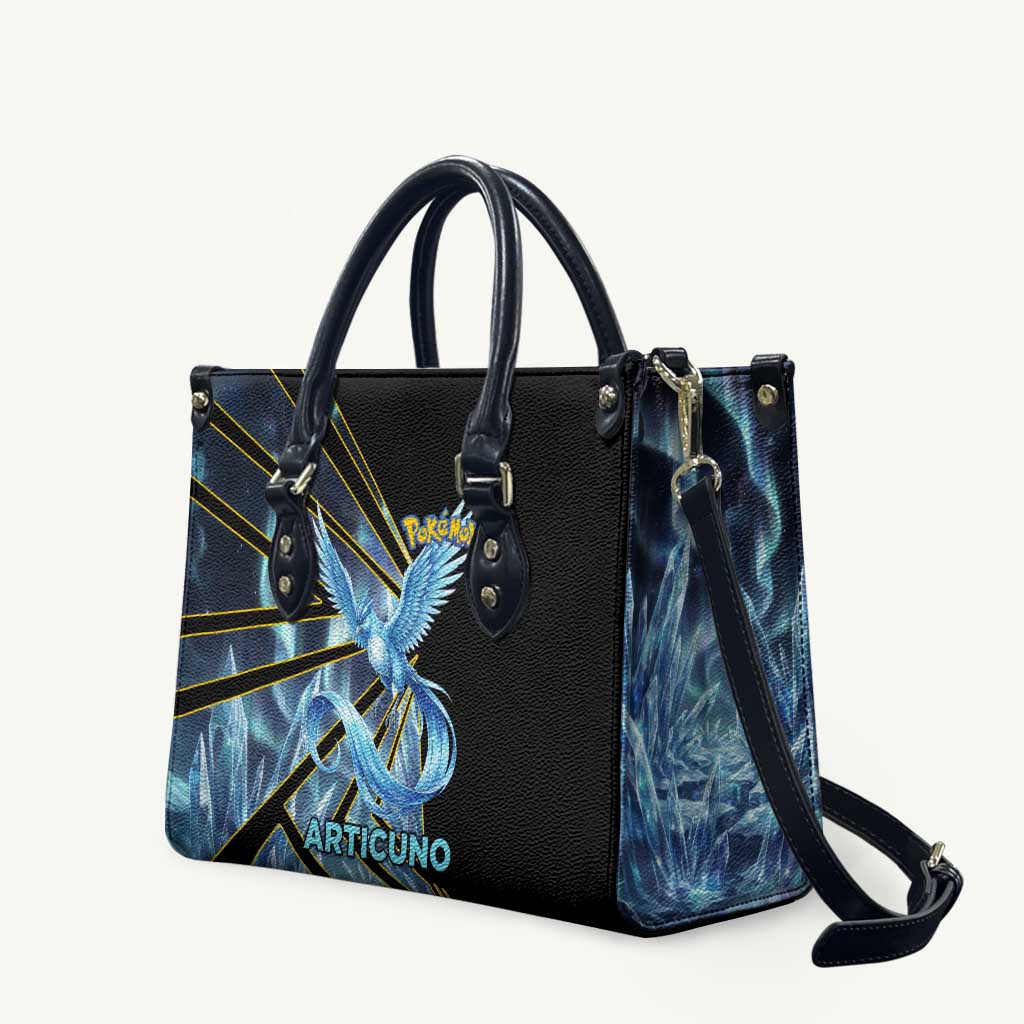 Articuno Poké Leather Bag Frost Crystal Comic Style