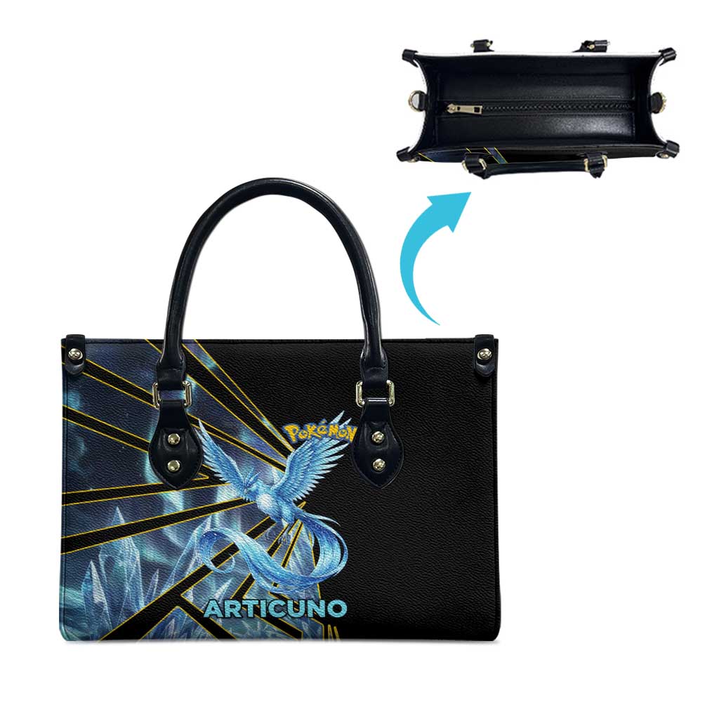 Articuno Poké Leather Bag Frost Crystal Comic Style