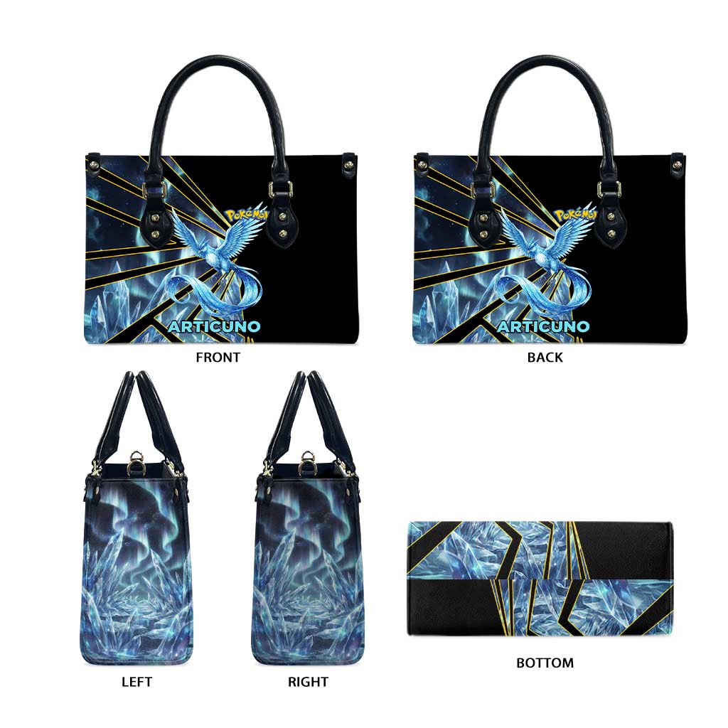 Articuno Poké Leather Bag Frost Crystal Comic Style