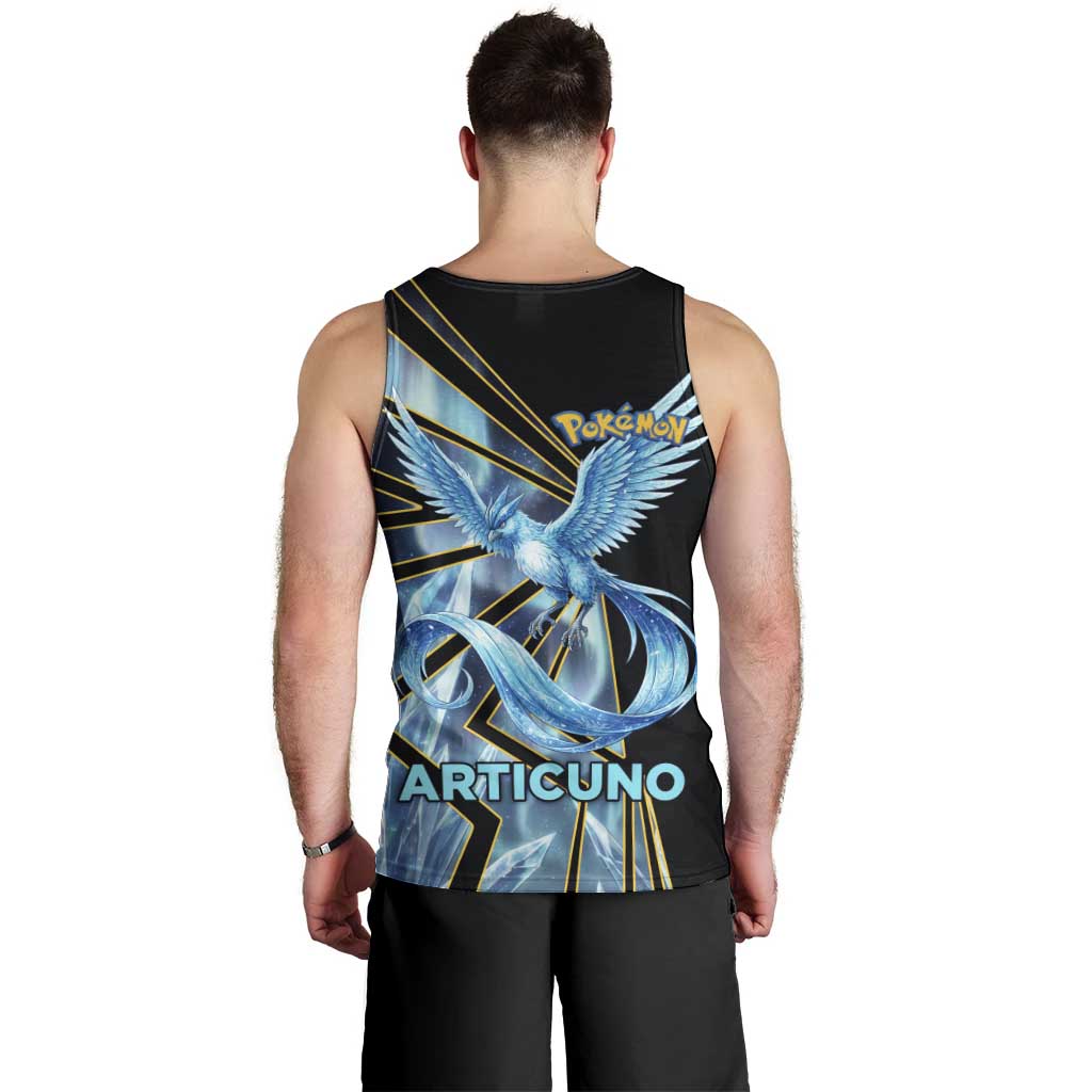 Articuno Poké Men Tank Top Frost Crystal Comic Style