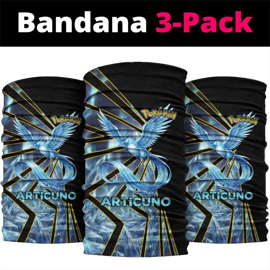 Articuno Poké Neck Gaiter Frost Crystal Comic Style