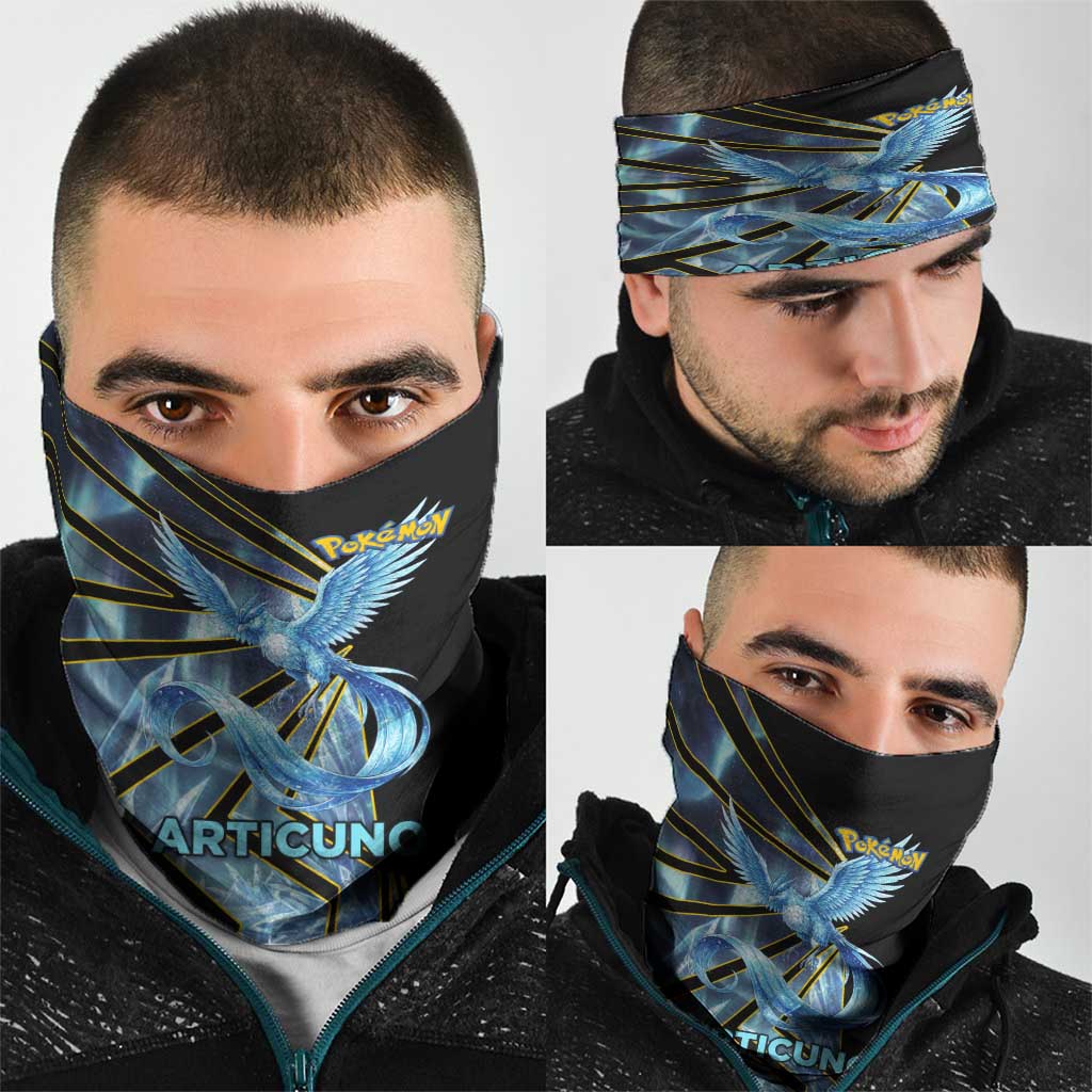Articuno Poké Neck Gaiter Frost Crystal Comic Style