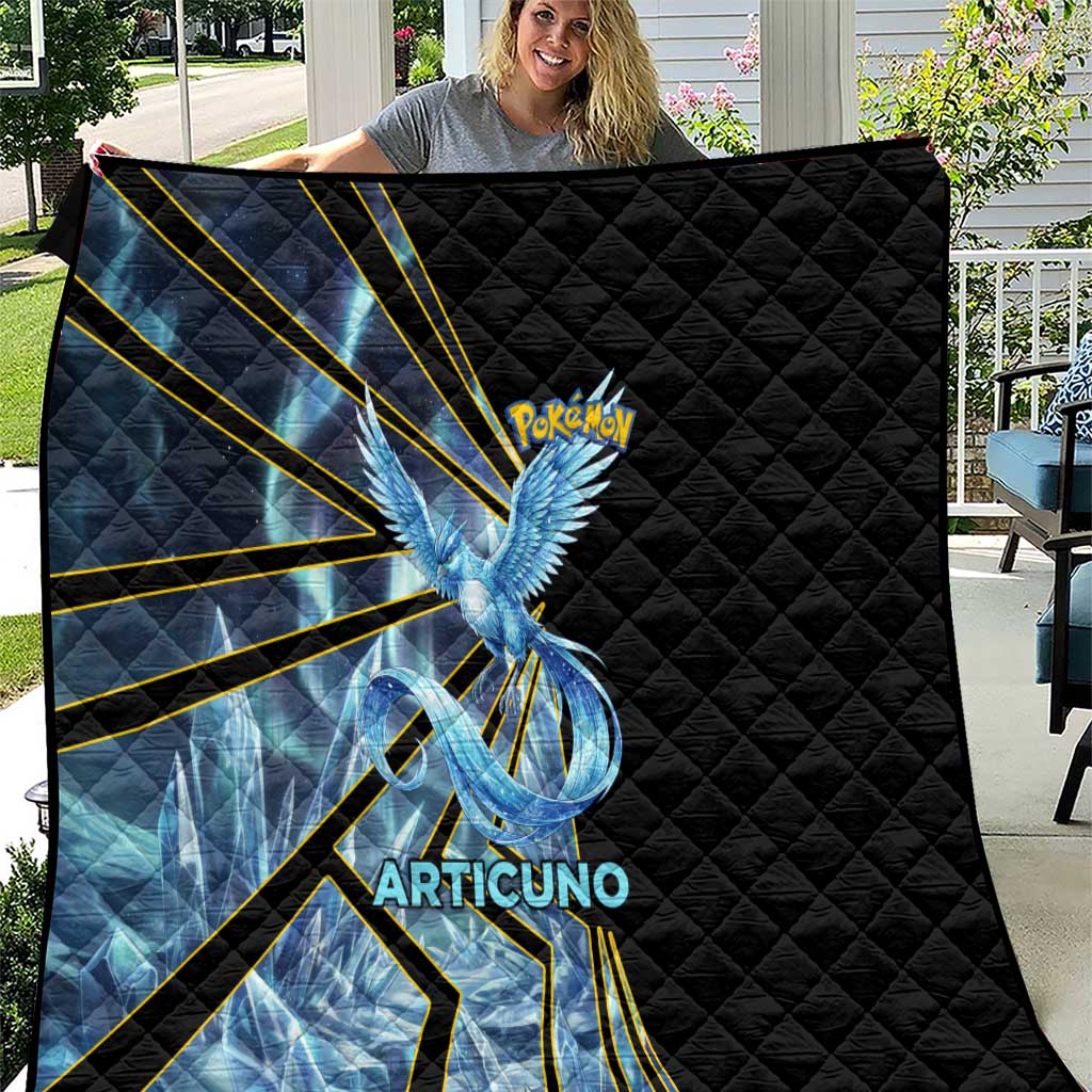 Articuno Poké Quilt Frost Crystal Comic Style
