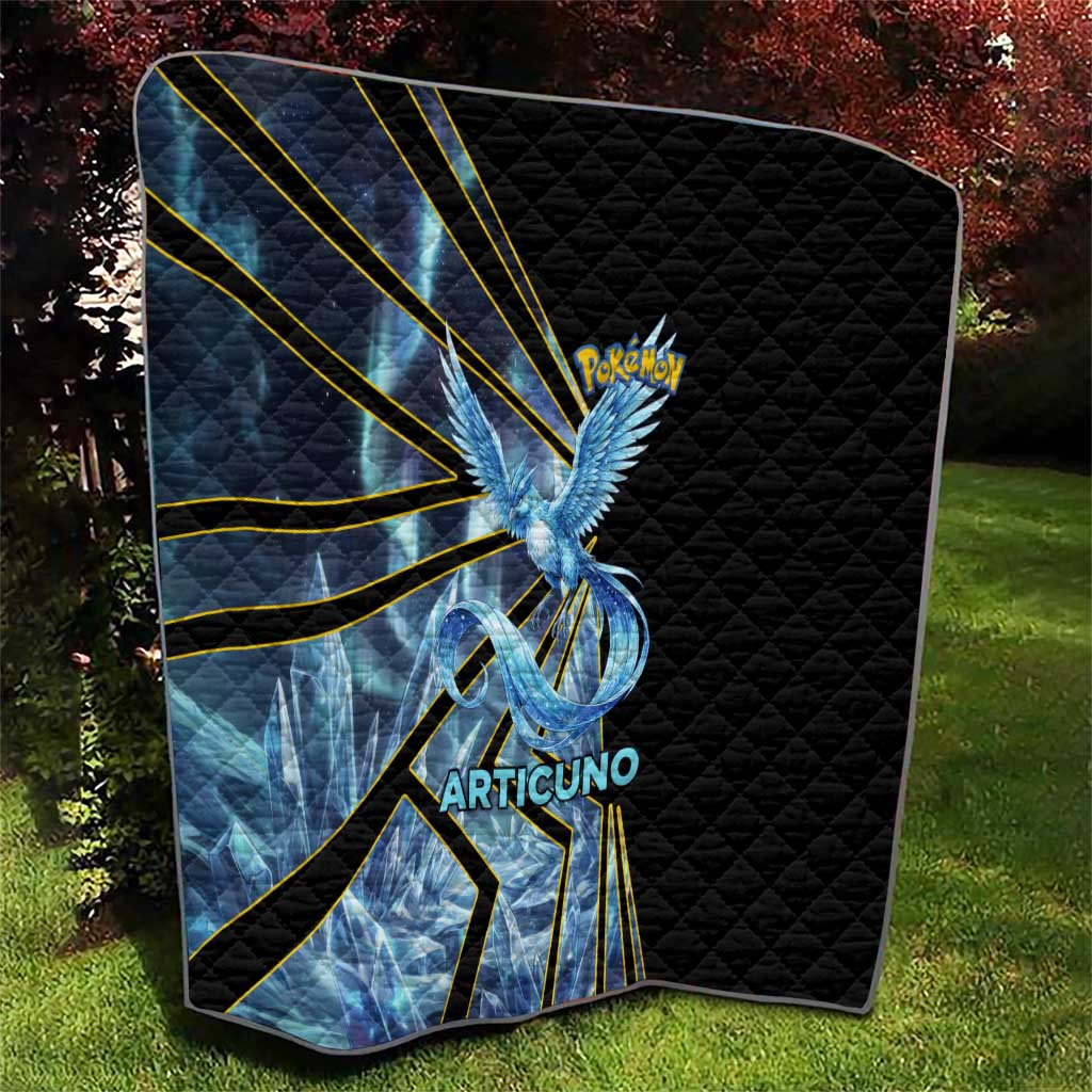 Articuno Poké Quilt Frost Crystal Comic Style