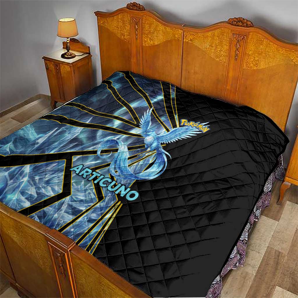 Articuno Poké Quilt Frost Crystal Comic Style