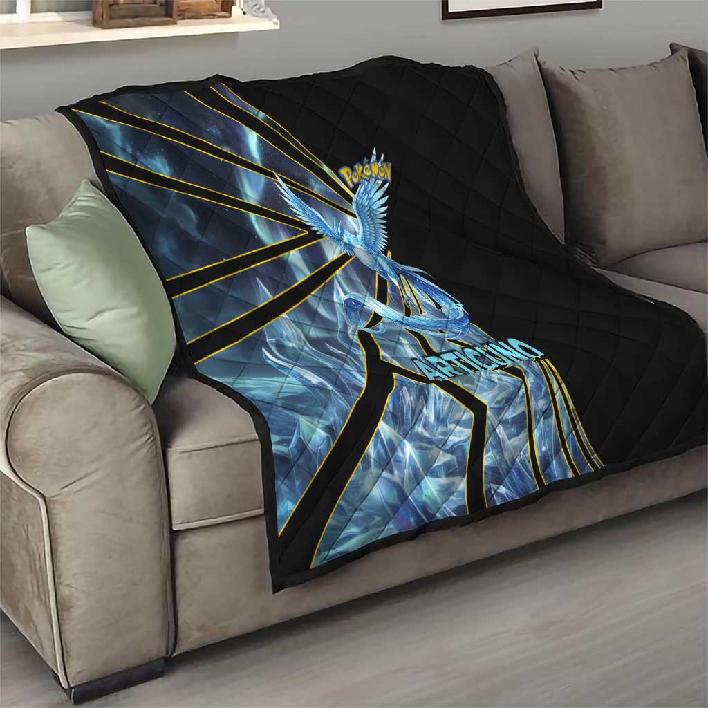 Articuno Poké Quilt Frost Crystal Comic Style