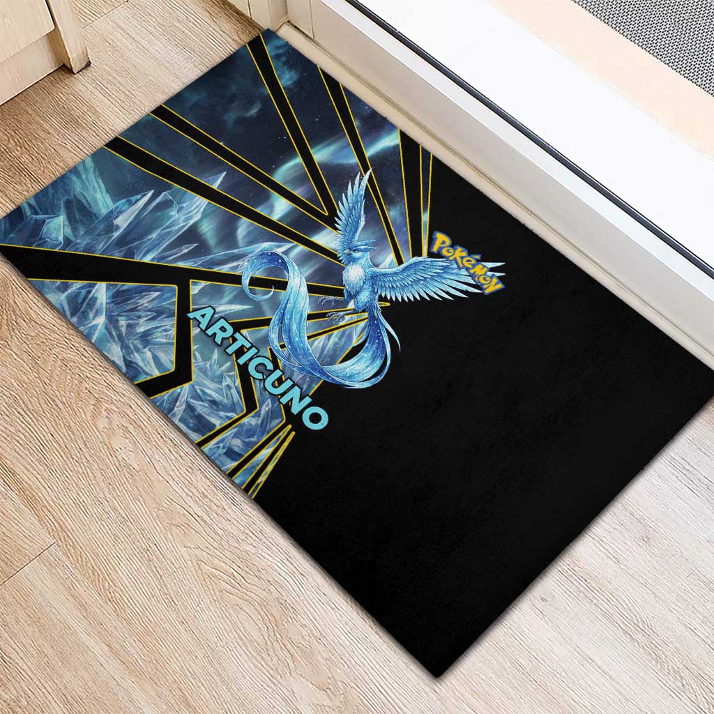 Articuno Poké Rubber Doormat Frost Crystal Comic Style