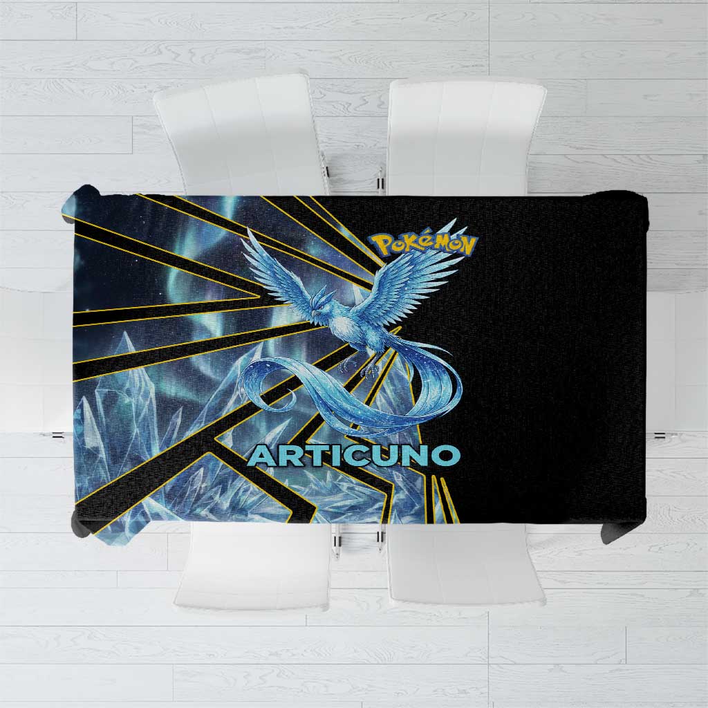 Articuno Poké Tablecloth Frost Crystal Comic Style