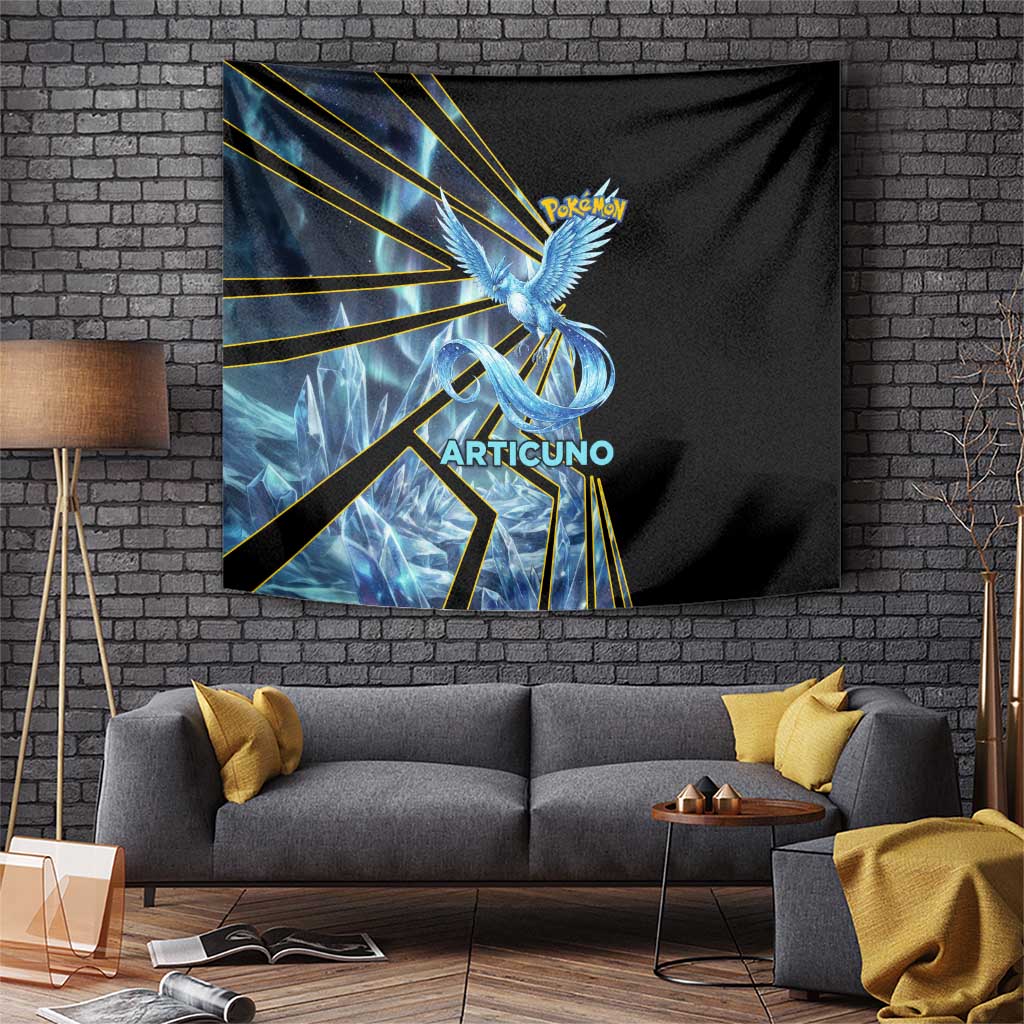 Articuno Poké Tapestry Frost Crystal Comic Style