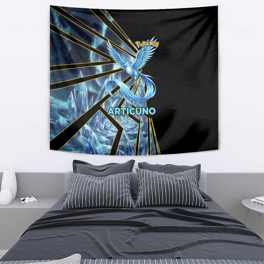 Articuno Poké Tapestry Frost Crystal Comic Style