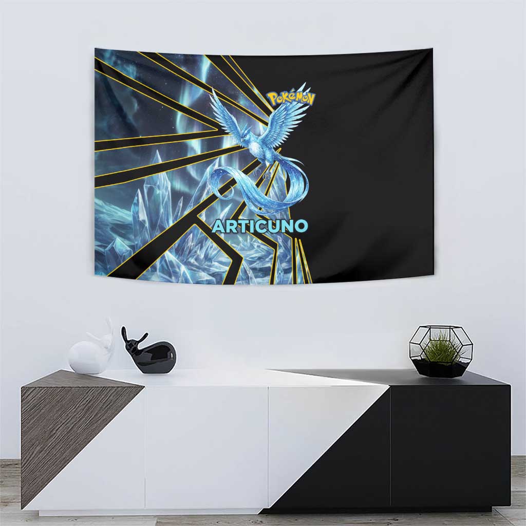 Articuno Poké Tapestry Frost Crystal Comic Style