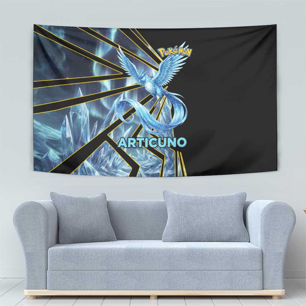 Articuno Poké Tapestry Frost Crystal Comic Style