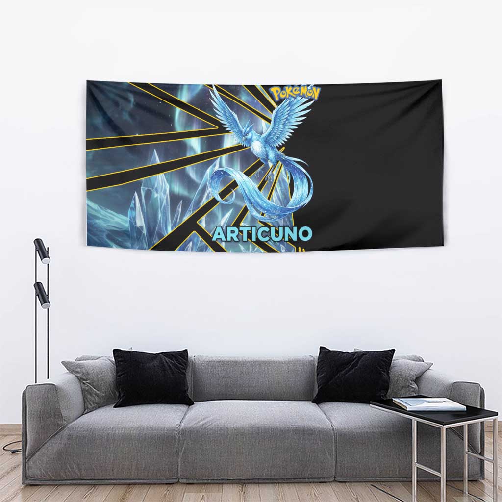 Articuno Poké Tapestry Frost Crystal Comic Style