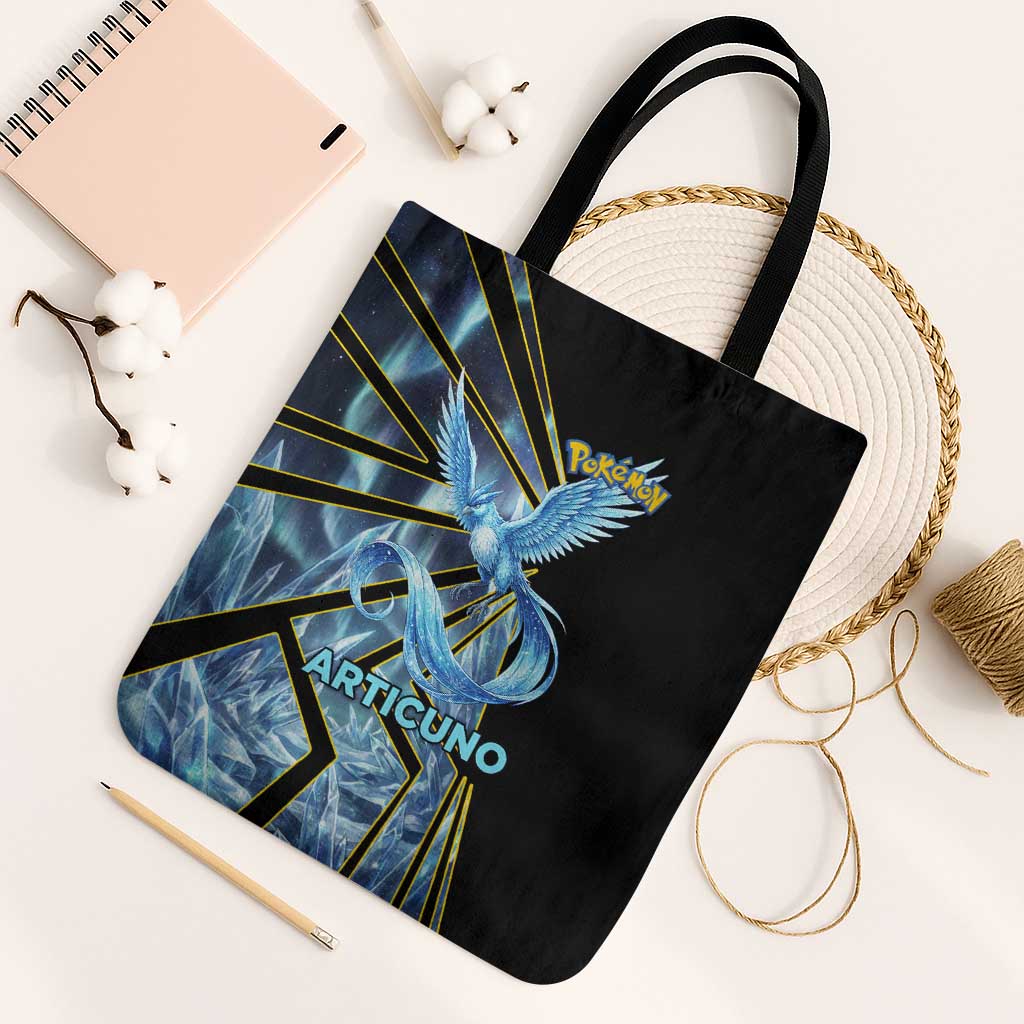 Articuno Poké Tote Bag Frost Crystal Comic Style