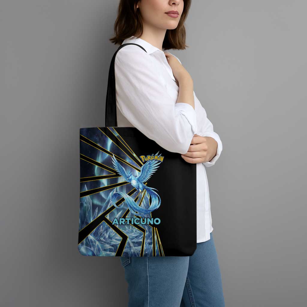 Articuno Poké Tote Bag Frost Crystal Comic Style