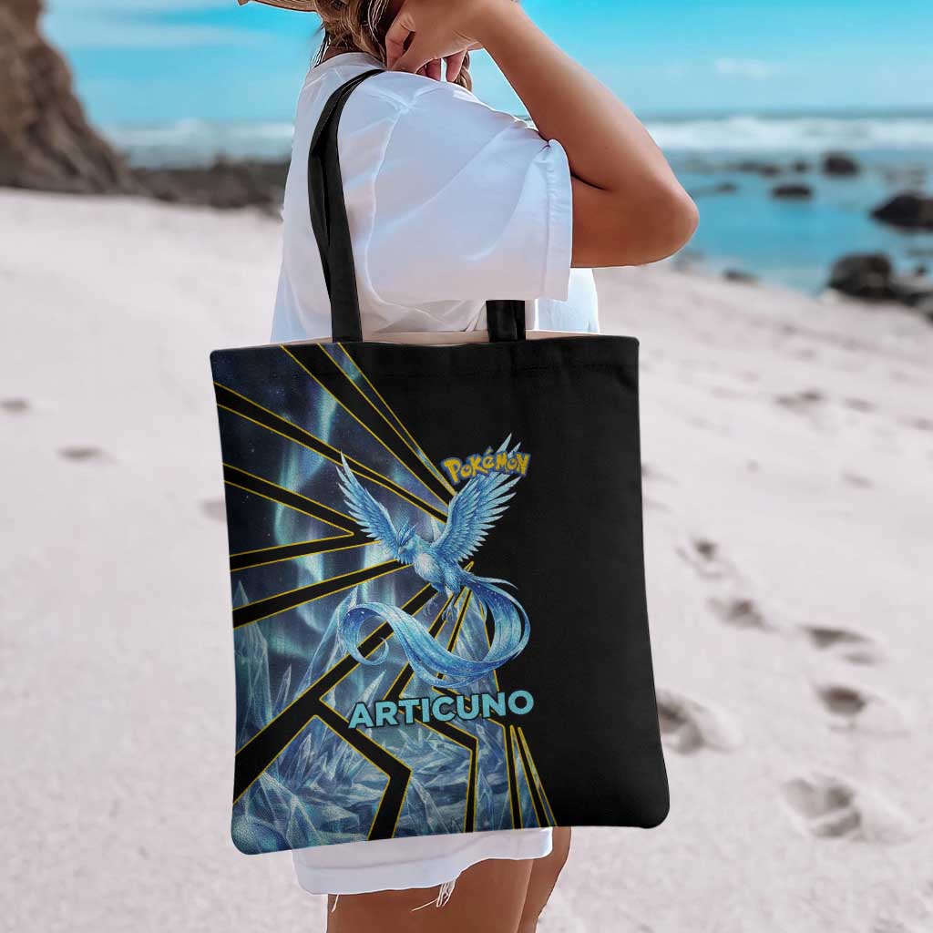 Articuno Poké Tote Bag Frost Crystal Comic Style