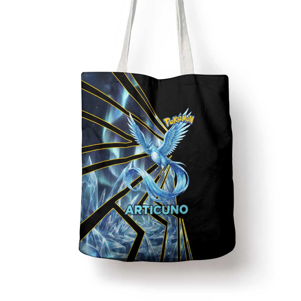 Articuno Poké Tote Bag Frost Crystal Comic Style