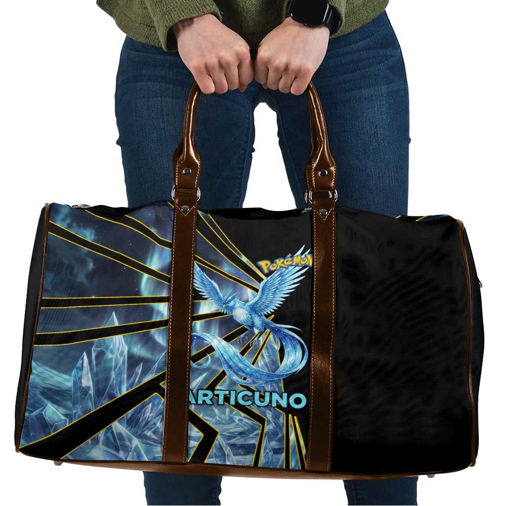 Articuno Poké Travel Bag Frost Crystal Comic Style