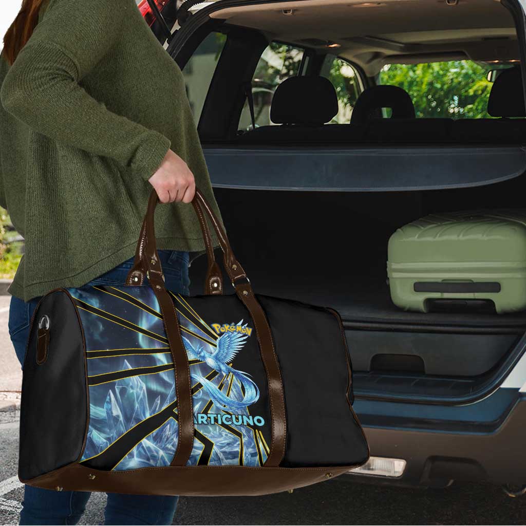 Articuno Poké Travel Bag Frost Crystal Comic Style