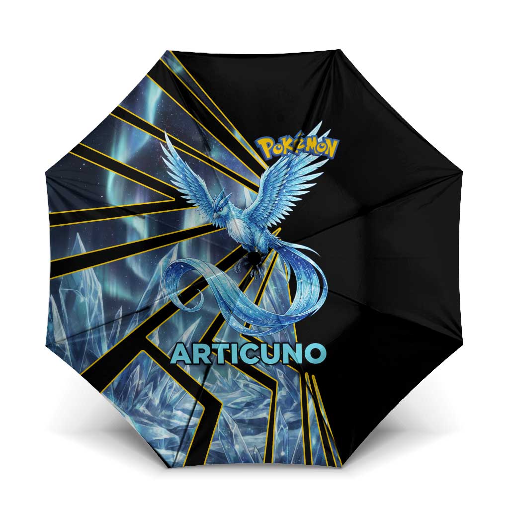 Articuno Poké Umbrella Frost Crystal Comic Style