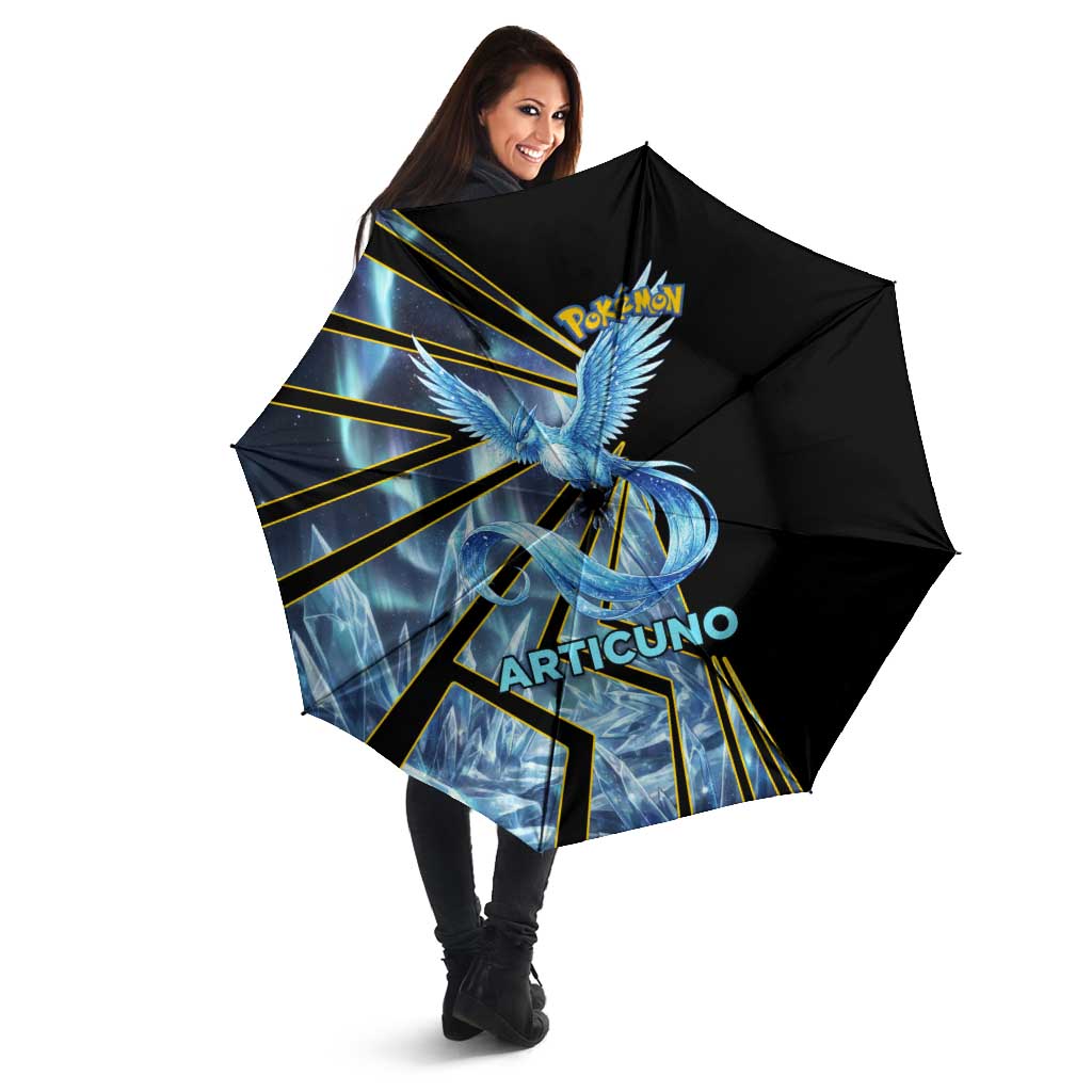 Articuno Poké Umbrella Frost Crystal Comic Style