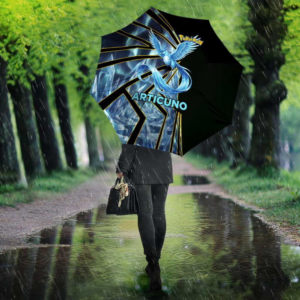 Articuno Poké Umbrella Frost Crystal Comic Style