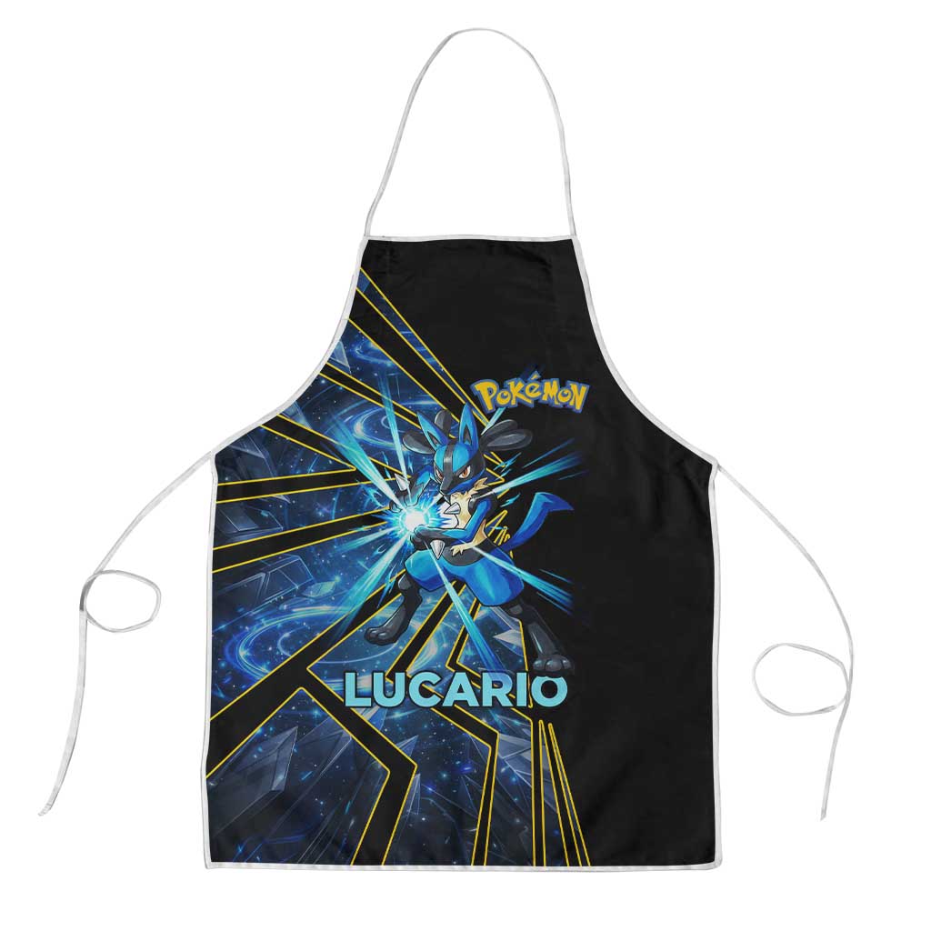 Lucario Poké Apron Aura Blast Comic Style