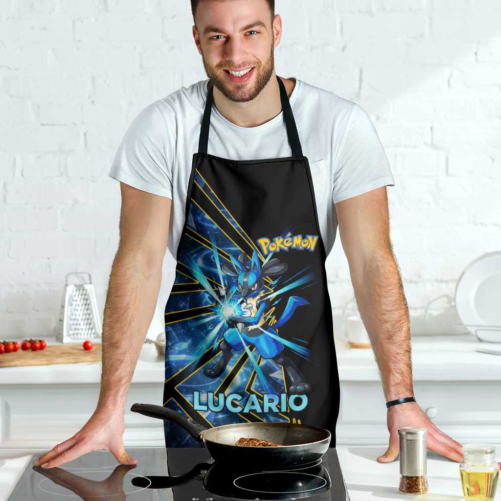 Lucario Poké Apron Aura Blast Comic Style