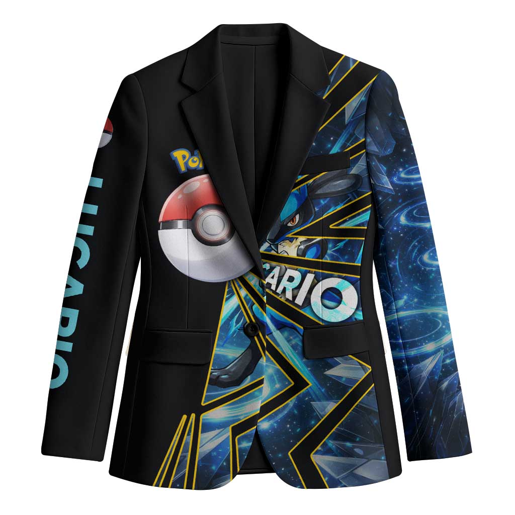 Lucario Poké Blazer Aura Blast Comic Style