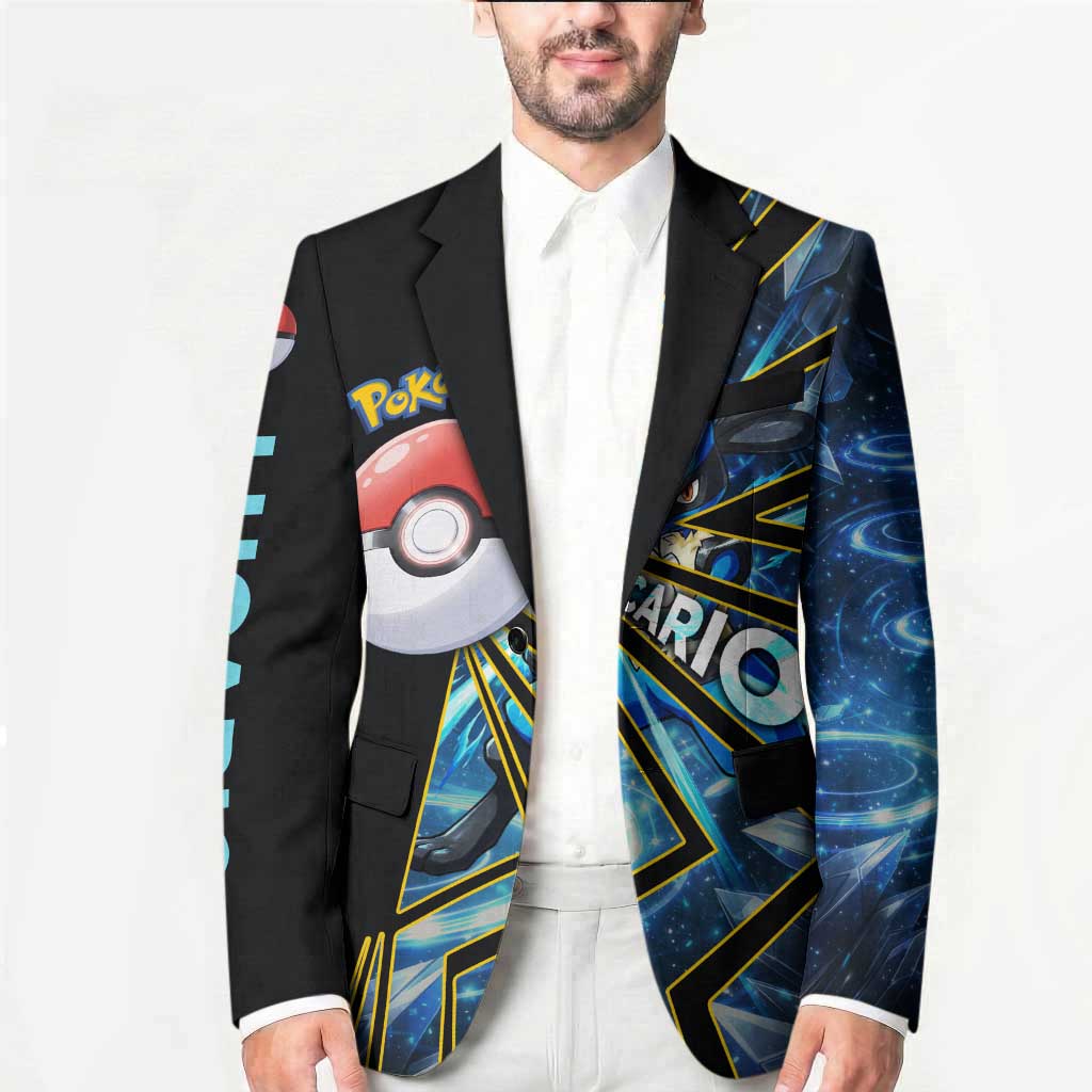 Lucario Poké Blazer Aura Blast Comic Style
