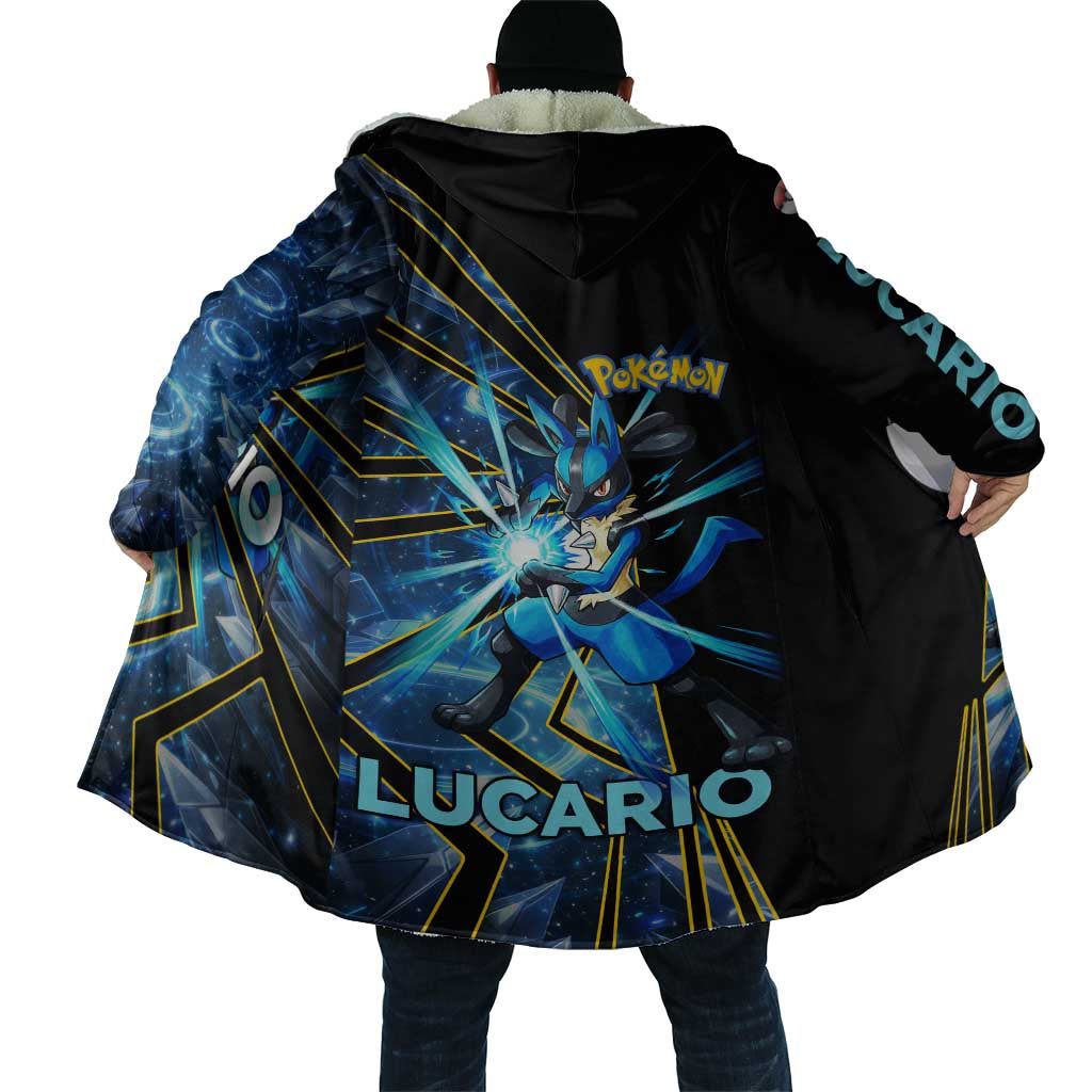 Lucario Poké Cloak Aura Blast Comic Style