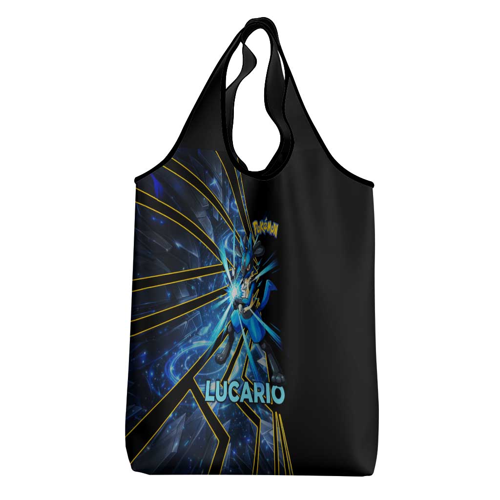 Lucario Poké Grocery Bag Aura Blast Comic Style