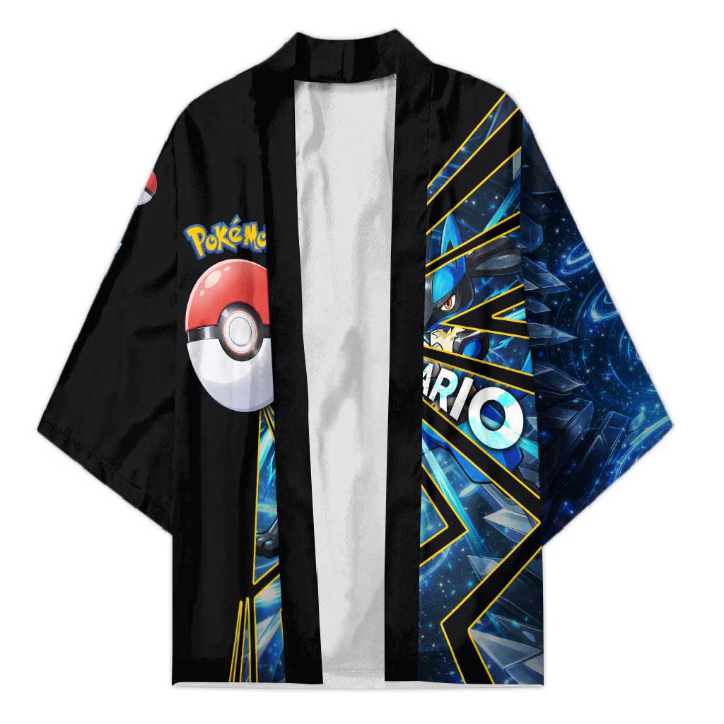 Lucario Poké Kimono Aura Blast Comic Style