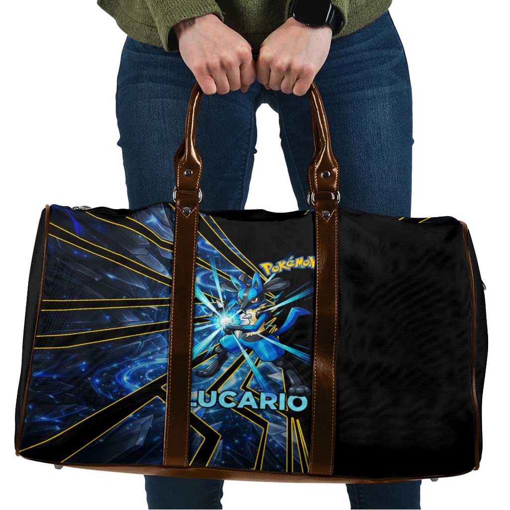 Lucario Poké Travel Bag Aura Blast Comic Style